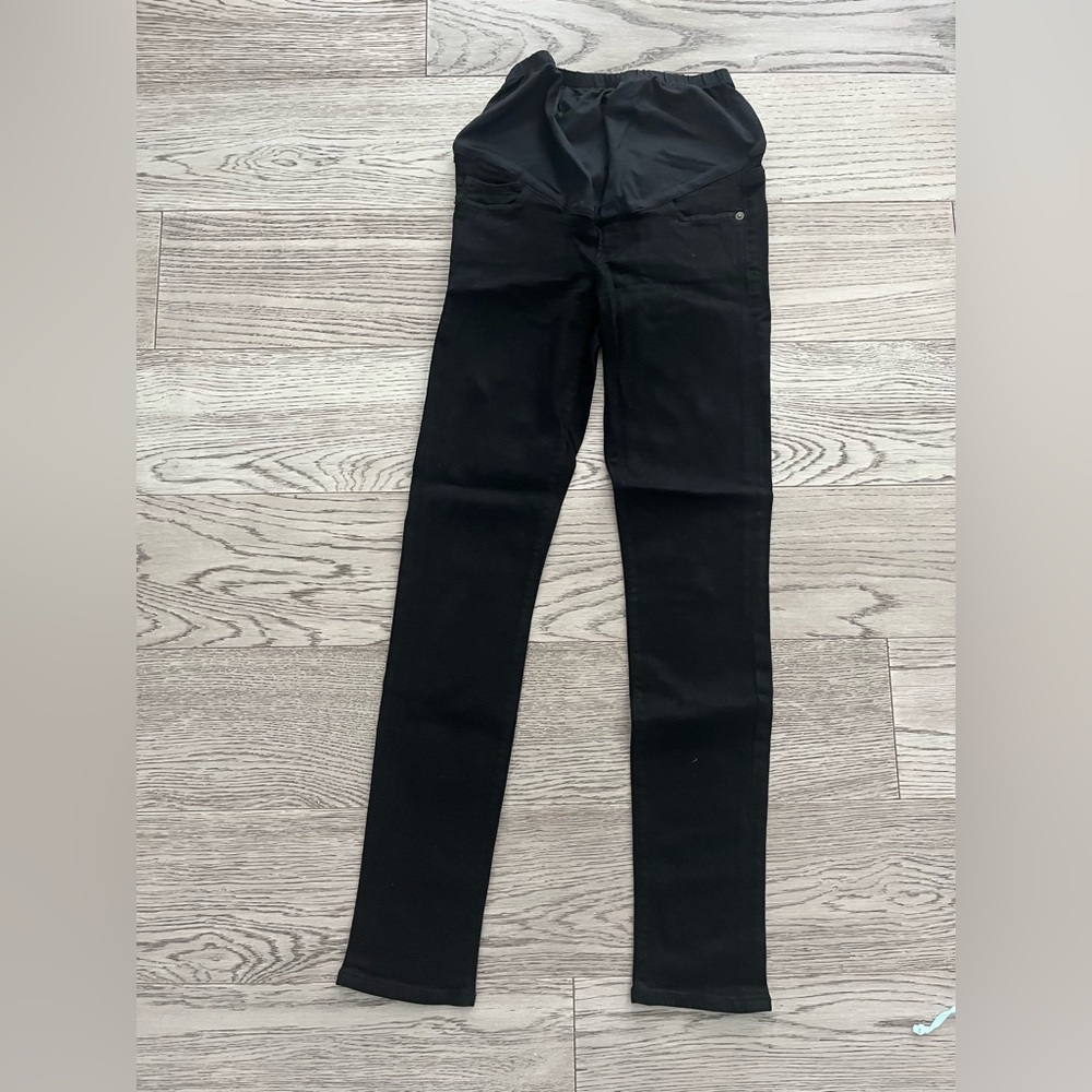 Citizens Of Humanity Maternity Jet Black Skinny Pants